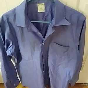 Brooks Bro Men's Blue Dress Shirt